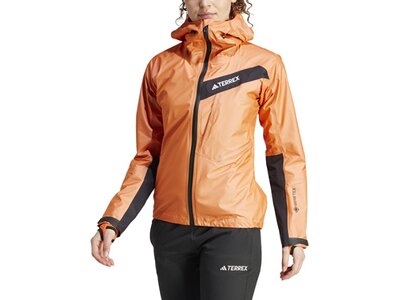 ADIDAS Damen Funktionsjacke Terrex Techrock Light GORE-TEX Active Rot