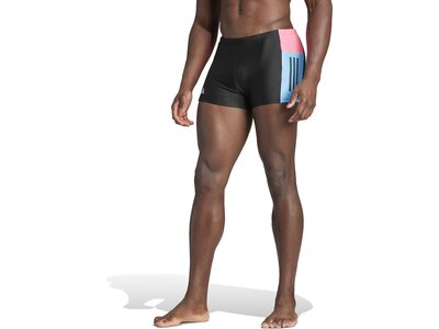 ADIDAS Badehose Colorblock 3-Streifen Schwarz