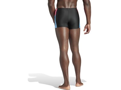 ADIDAS Badehose Colorblock 3-Streifen Schwarz