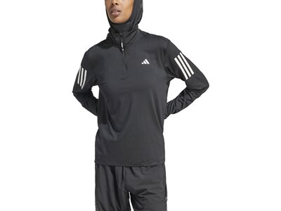 ADIDAS Damen Rollkragen Own the Run Half-Zip Grau