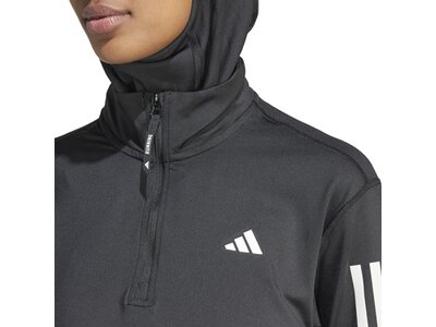 ADIDAS Damen Rollkragen Own the Run Half-Zip Grau