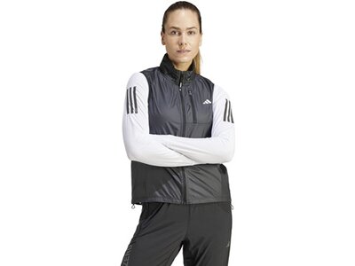 ADIDAS Damen Weste Own the Run Schwarz