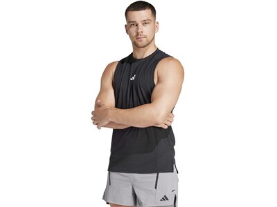 ADIDAS Herren Shirt Designed for Training Workout Schwarz