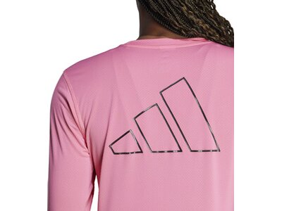 ADIDAS Damen T-Shirt Run Icons Running Pink