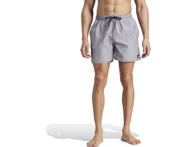 ADIDAS Herren Shorts Stripey Classics Short Length Silber