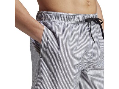 ADIDAS Herren Shorts Stripey Classics Short Length Silber