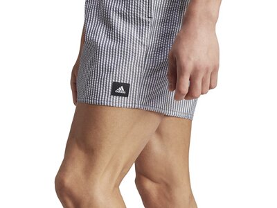 ADIDAS Herren Shorts Stripey Classics Short Length Silber