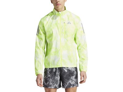 ADIDAS Herren Jacke Own the Run Allover Print Braun