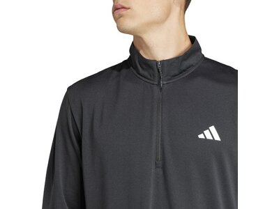 ADIDAS Herren Sweatshirt Train Essentials Training 1/4-Zip Grau