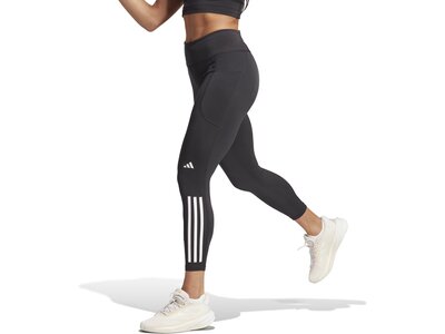 ADIDAS Damen Tights adidas DailyRun 3-Streifen Grau