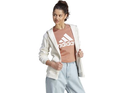 ADIDAS Damen Kapuzensweat Essentials 3-Streifen Pink