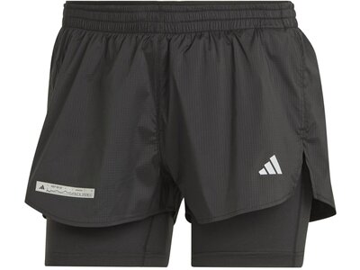 ADIDAS Damen Shorts Ultimate Two-in-One Grau