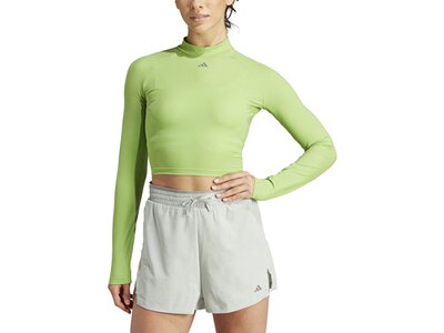 ADIDAS Damen Shirt HIIT HEAT.RDY Crop Grün