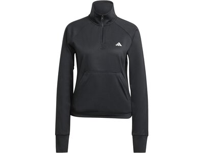 ADIDAS Damen Jacke AEROREADY Game & Go Quarter-Zip Schwarz