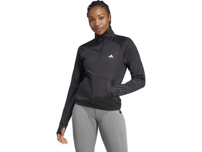 ADIDAS Damen Jacke AEROREADY Game & Go Quarter-Zip Schwarz