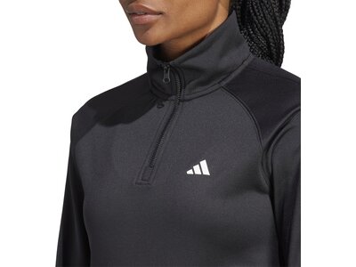 ADIDAS Damen Jacke AEROREADY Game & Go Quarter-Zip Schwarz