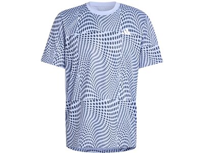 ADIDAS Herren Shirt Club Graphic Tennis Blau