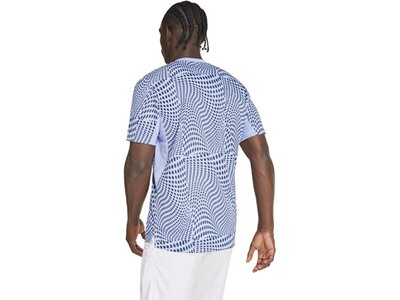 ADIDAS Herren Shirt Club Graphic Tennis Blau