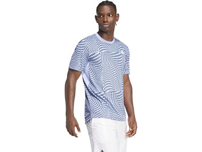 ADIDAS Herren Shirt Club Graphic Tennis Blau