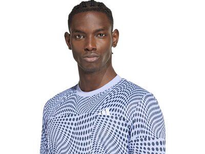ADIDAS Herren Shirt Club Graphic Tennis Blau