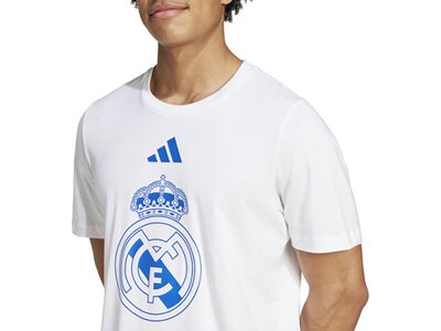 ADIDAS Herren Fanshirt Real Madrid DNA Graphic Weiß