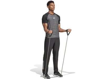 ADIDAS Herren Sporthose Gym+ Training 3-Streifen Woven Schwarz