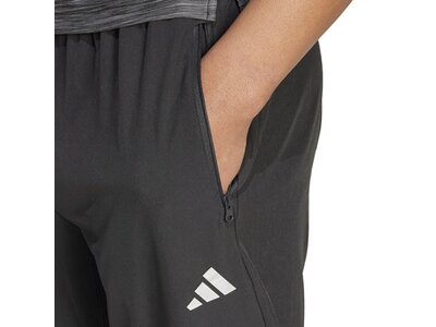 ADIDAS Herren Sporthose Gym+ Training 3-Streifen Woven Schwarz