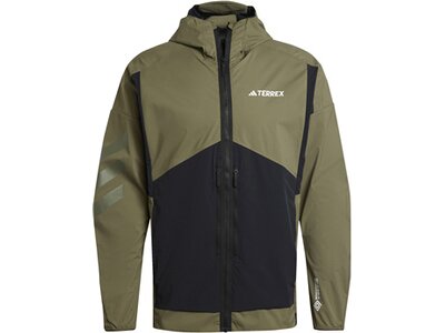 ADIDAS Herren Funktionsjacke Terrex Techrock Softshelljacke Braun