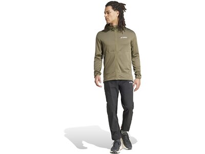 ADIDAS Herren Jacke TERREX XPERIOR LIGHT HOODED FLEECE Grau