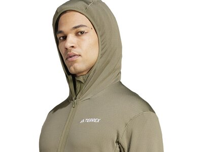 ADIDAS Herren Jacke TERREX XPERIOR LIGHT HOODED FLEECE Grau