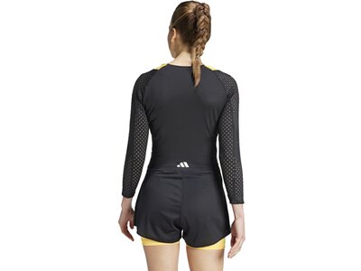 ADIDAS Damen Shirt Tennis HEAT.RDY Cropped FreeLift Schwarz