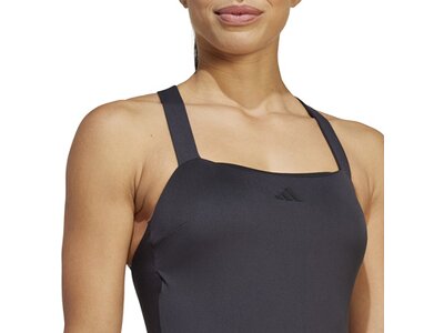 ADIDAS Damen Badeanzug Iconisea Padded Premium X-Back Grau