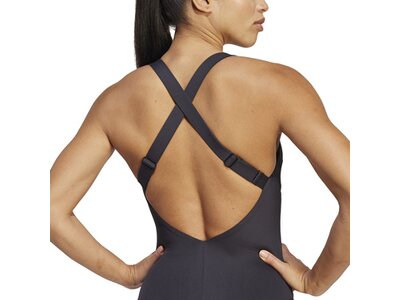 ADIDAS Damen Badeanzug Iconisea Padded Premium X-Back Grau