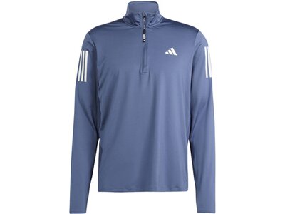 ADIDAS Herren Rollkragen Own the Run Half-Zip Blau