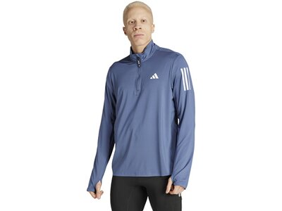 ADIDAS Herren Rollkragen Own the Run Half-Zip Blau