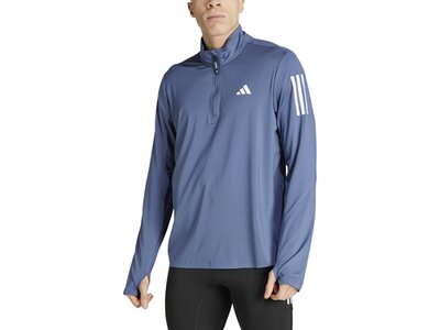 ADIDAS Herren Rollkragen Own the Run Half-Zip Blau