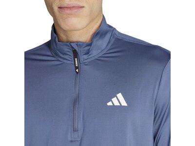 ADIDAS Herren Rollkragen Own the Run Half-Zip Blau