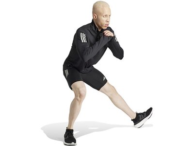 ADIDAS Herren Rollkragen Own the Run Half-Zip Schwarz