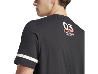 ADIDAS Herren Shirt Brand Love Collegiate Graphic Schwarz