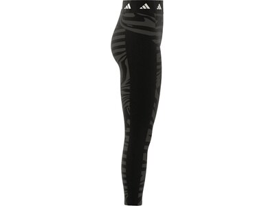 ADIDAS Damen Tight Techfit Printed 7/8 Schwarz