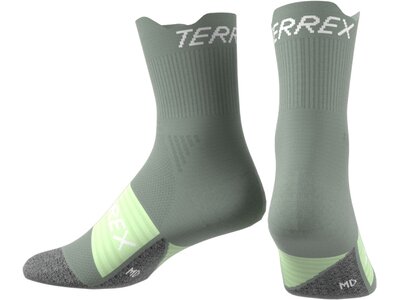 ADIDAS Herren Socken Terrex Heat.Rdy Trail Running Agravic Crew Grau