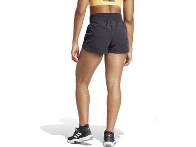 ADIDAS Damen Shorts Pacer Stretch-Woven Zipper Pocket Lux Grau