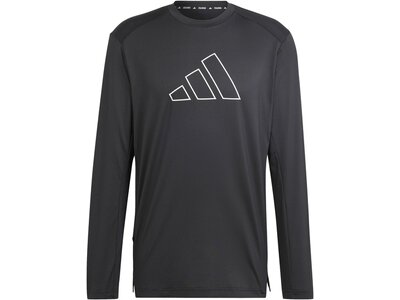 ADIDAS Herren Shirt Train Icons Small Logo Training Grau