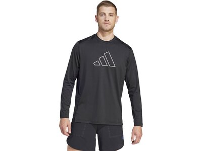 ADIDAS Herren Shirt Train Icons Small Logo Training Grau