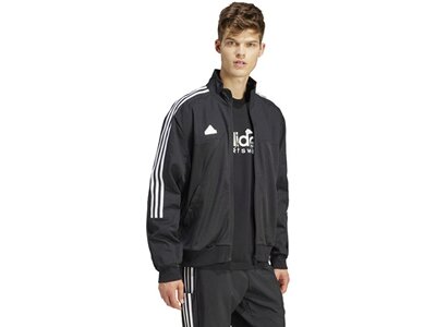 ADIDAS Herren Jacke Tiro Material Mix Schwarz