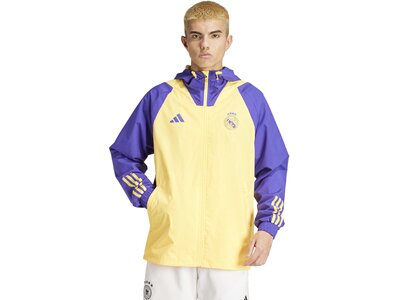 ADIDAS Herren Fanjacke Real Madrid Tiro 23 All-Weather Lila