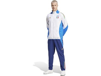 ADIDAS Herren Italien Tiro 24 Competition Präsentationsjacke Weiß