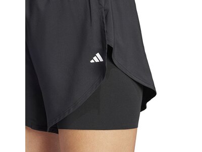 ADIDAS Damen Shorts Designed for Training 2-in-1 Grau