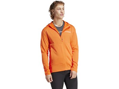 ADIDAS Herren Jacke TERREX XPERIOR LIGHT HOODED FLEECE Orange