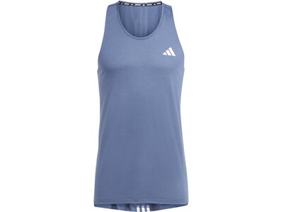 ADIDAS Herren T-Shirt Own the Run 3-Streifen Blau